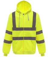 Hi-vis zip hoodie (HVK07)