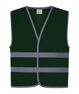 Hi-vis reflective border kids waistcoat (HVW102CH)