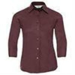 Women's ¾ sleeve easycare fitted shirt - Spontex Workwear