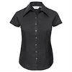 Women’s cap sleeve Tencel® fitted shirt - Spontex Workwear