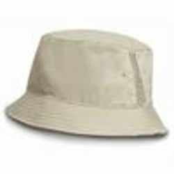 Deluxe Washed Cotton Bucket Hat With Side Mesh Panels
