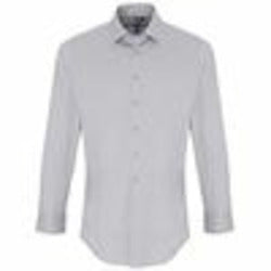 Stretch Fit Cotton Poplin Long Sleeve Shirt