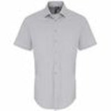 Stretch Fit Cotton Poplin Short Sleeve Shirt