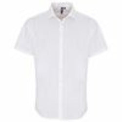 Stretch Fit Cotton Poplin Short Sleeve Shirt