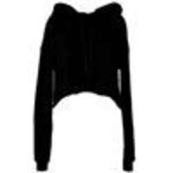 Women's Cropped Fleece Hoodie