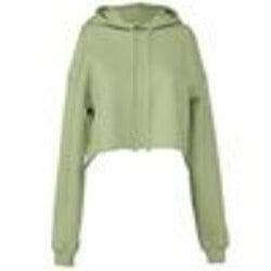 Women's Cropped Fleece Hoodie