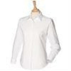 Women's classic long sleeve Oxford shirt - Spontex Workwear