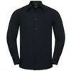 Long sleeve polycotton easycare fitted poplin shirt - Spontex Workwear