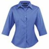 Women's ¾ Sleeve Poplin Blouse