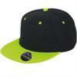 Bronx original flat peak snapback dual colour cap - Spontex Workwear