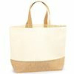 Jute Base Canvas Tote Xl