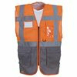 Hi-Vis Top Cool Open-Mesh Executive Waistcoat (Hvw820)