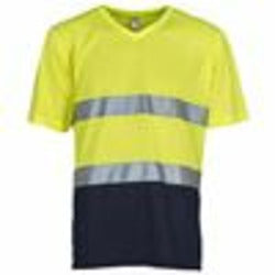 Hi-Vis Top Cool Super Light V-Neck T-Shirt (Hvj910)