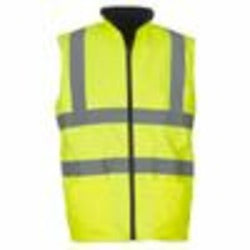 Hi-Vis Reversible Fleece Bodywarmer (Hv008F)