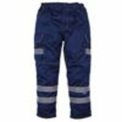 Hi-Vis Polycotton Cargo Trousers With Knee Pad Pockets (Hv018T/3M)