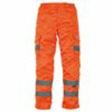 Hi-Vis Polycotton Cargo Trousers With Knee Pad Pockets (Hv018T/3M)