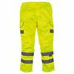 Hi-Vis Polycotton Cargo Trousers With Knee Pad Pockets (Hv018T/3M)