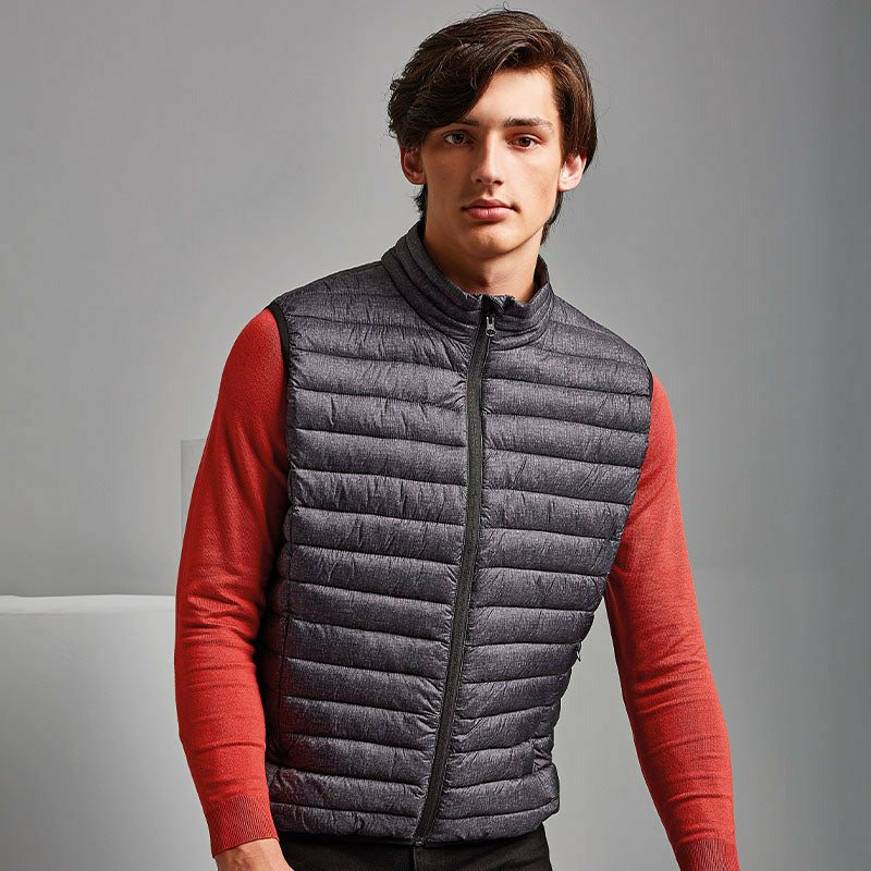 Melange Padded Gilet