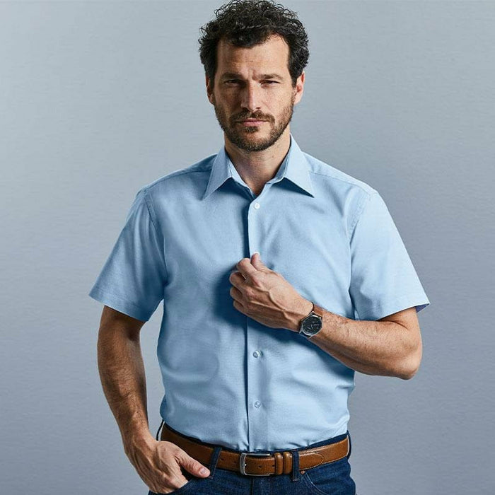 Short sleeve easycare tailored Oxford shirt - Spontex Workwear