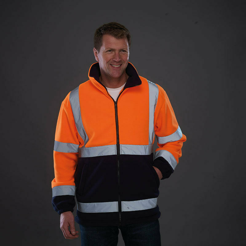 Hi-Vis Heavyweight Fleece Jacket (Hvk08)