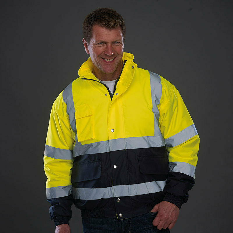 Hi-Vis Two-Tone Bomber Jacket (Hvp218)