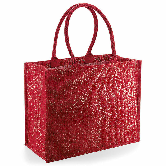 Shimmer Jute Shopper