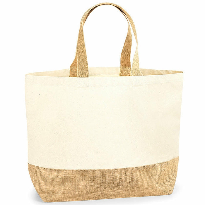 Jute Base Canvas Tote Xl