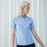 Women's modern short sleeve Oxford shirt - Spontex Workwear