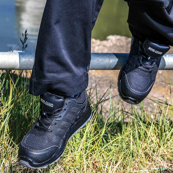 All-black safety trainer - Spontex Workwear