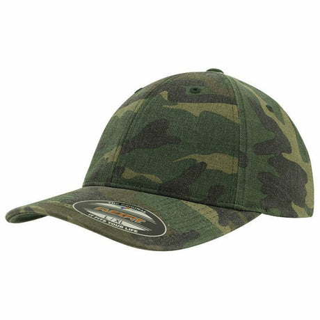 Flexfit garment washed camo (6977CA) - Spontex Workwear