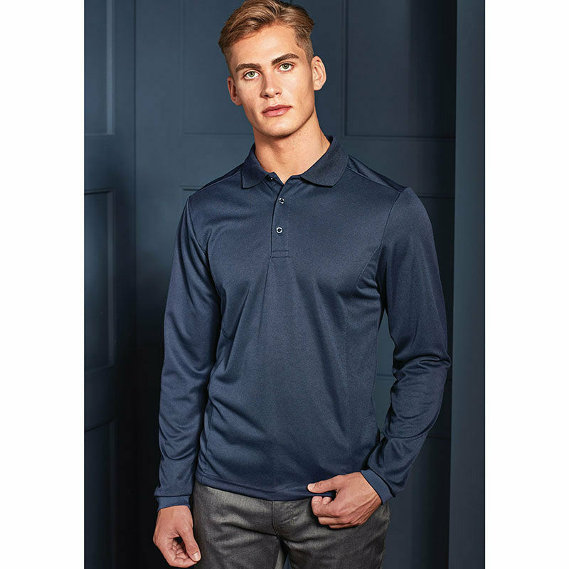 Long Sleeve Coolchecker® Piqué Polo