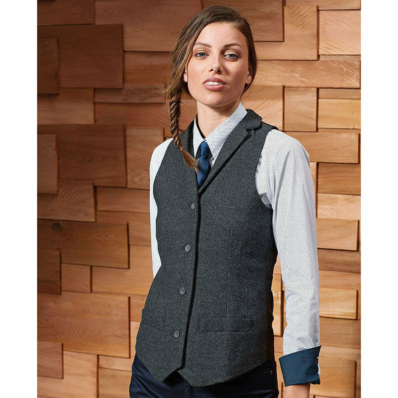 Women's Herringbone Waistcoat