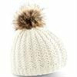 Fur Pom Pom Beanie