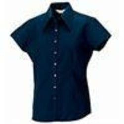 Women’s cap sleeve Tencel® fitted shirt - Spontex Workwear