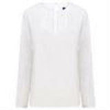 Women's pleat front long sleeve blouse - Spontex Workwear