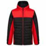 Hooded Contrast Padded Jacket