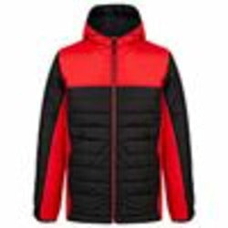 Hooded Contrast Padded Jacket