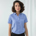 Women's gingham Pufy wicking short sleeve shirt - Spontex Workwear