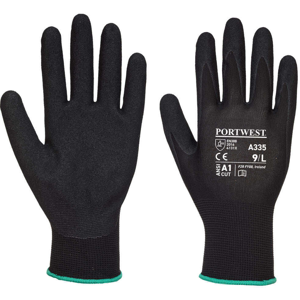 Portwest Dermi-Grip NPR15 Nitrile Sandy Glove