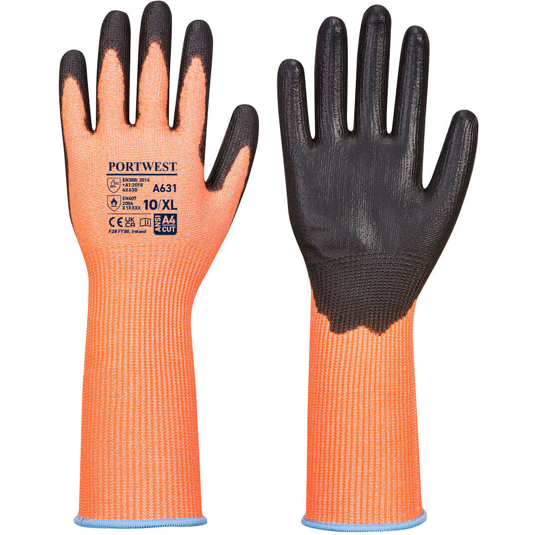 Portwest Vis-Tex Cut Glove Long Cuff