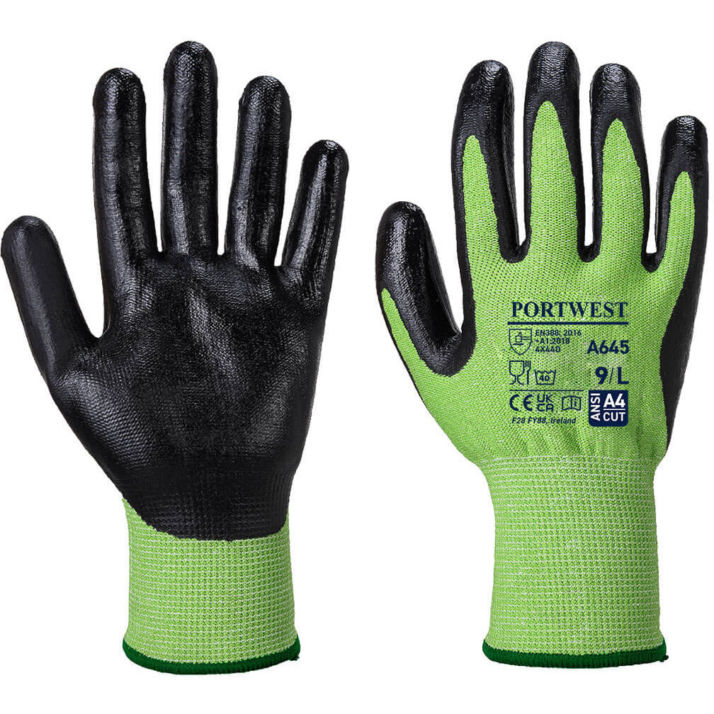Portwest Green Cut - Nitrile Foam