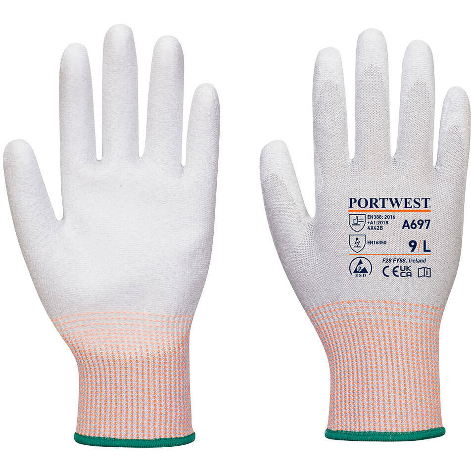 Portwest LR13 ESD PU Palm Glove - 12 pack