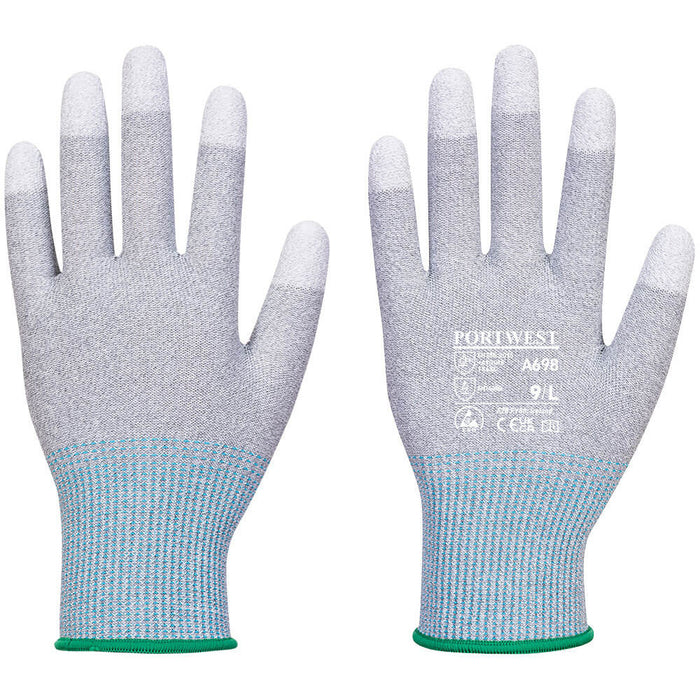 Portwest MR13 ESD PU Fingertip Glove - 12 Pack