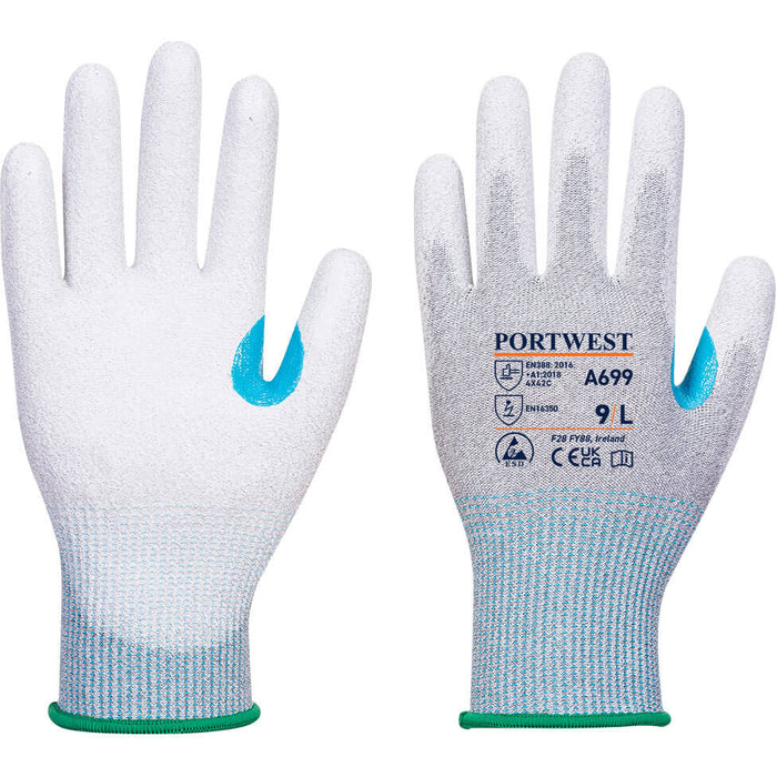 Portwest MR13 ESD PU Palm Glove - 12 pack