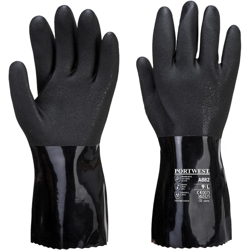 Portwest ESD PVC Chemical Gauntlet