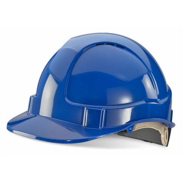 B-Brand Safety Helmet Blue Wheel Ratchet Headgear