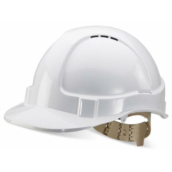 B-Brand Vented S/Helmet White