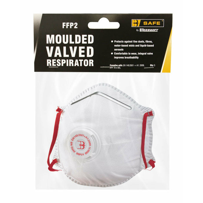 Ffp2V Moulded Valved Respirator Pack 5