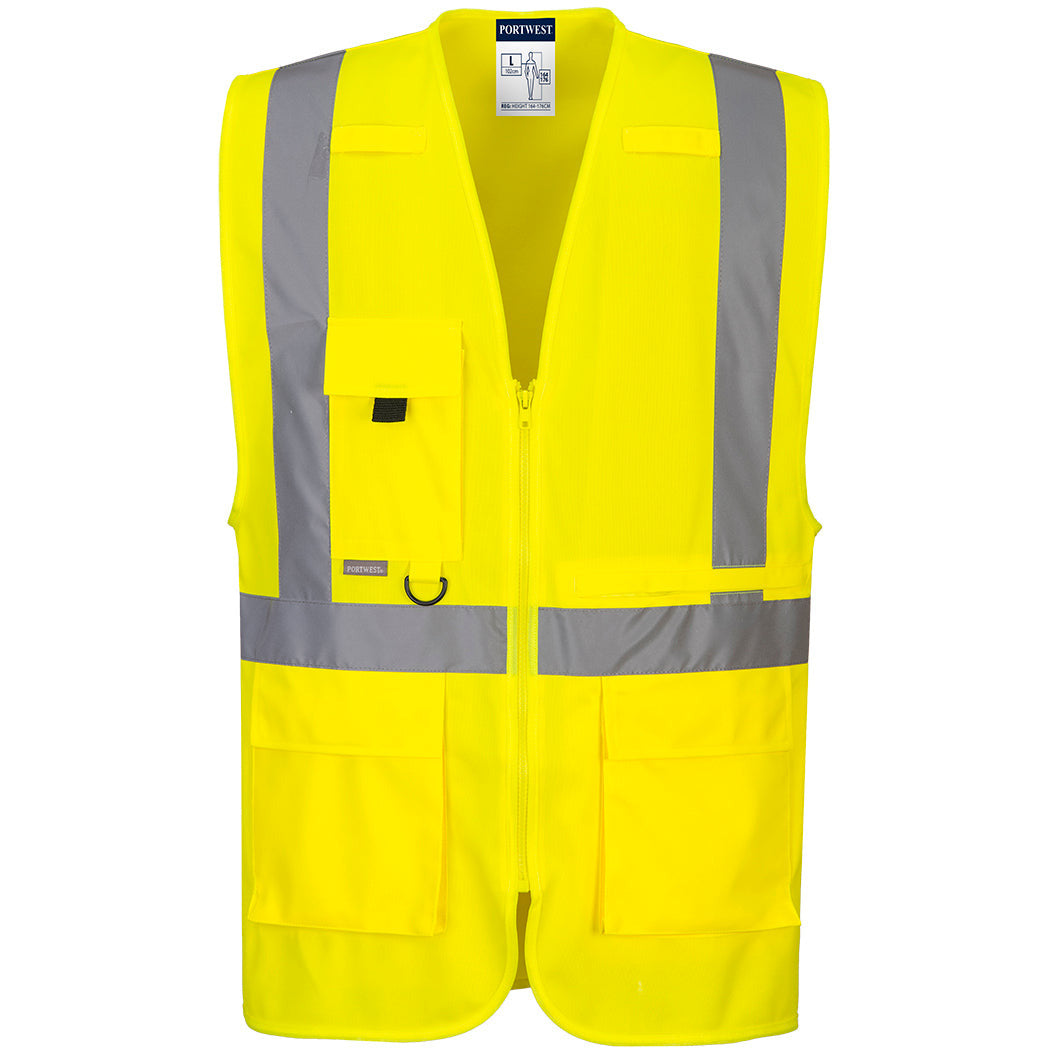 Portwest Hi-Vis Executive Vest With Tablet Pocket