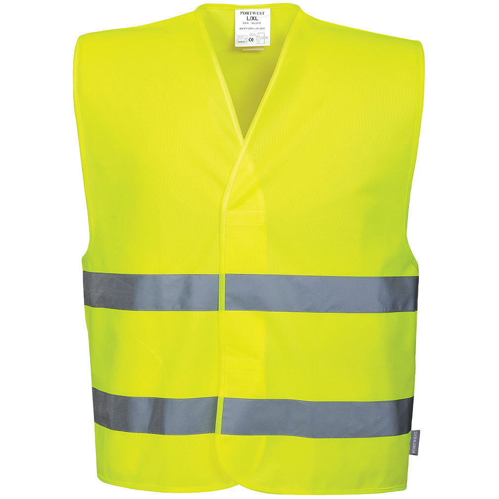 Portwest Hi-Vis Two Band Vest